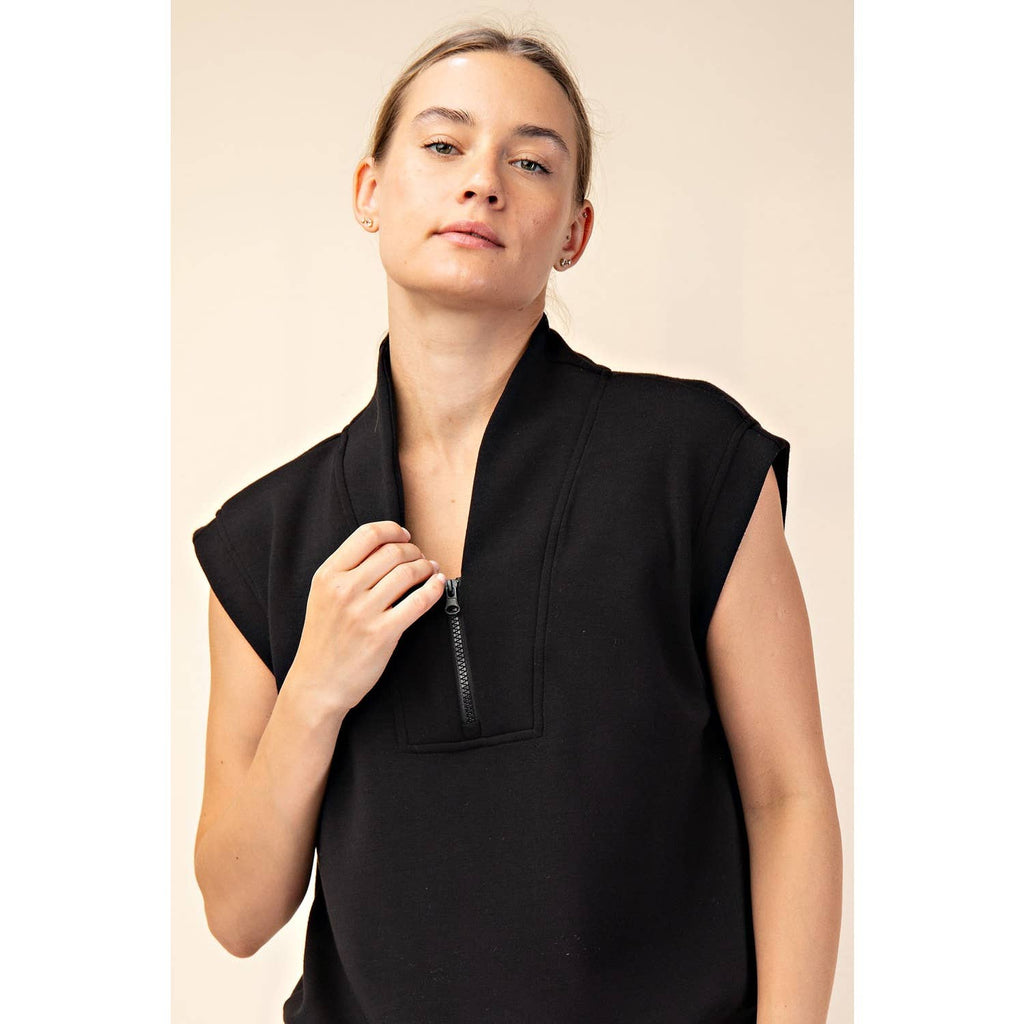 Modal Scuba Luxe V-Neck Sleeveless Top