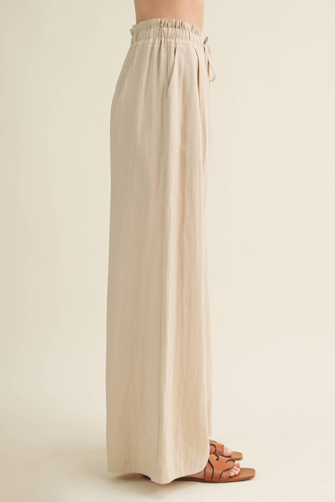 Cascading Pleated Pants