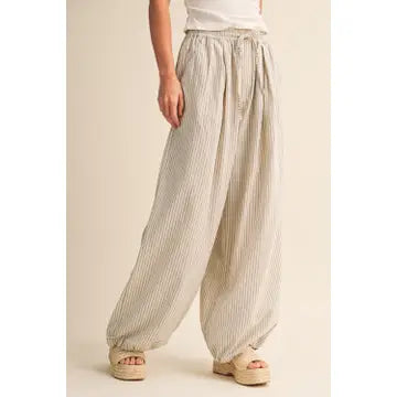 Striped Balloon Pants