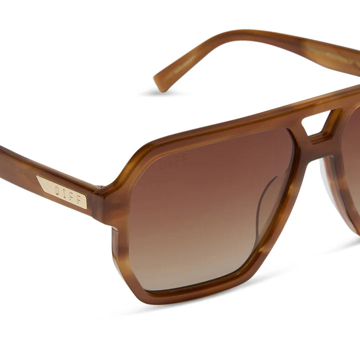 Cameron - Tawny Tortoise Brown Gradient Polarized