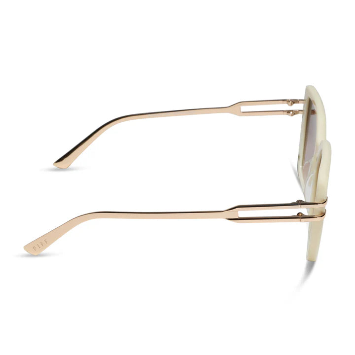 Dasha - Courtside Ivory Gold Brown Gradient