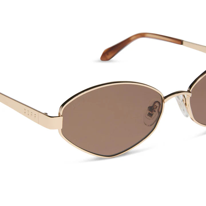Jojo Flecher - Jordy Gold Horn Tortoise Brown