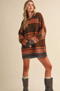 Striped Sweater Dress