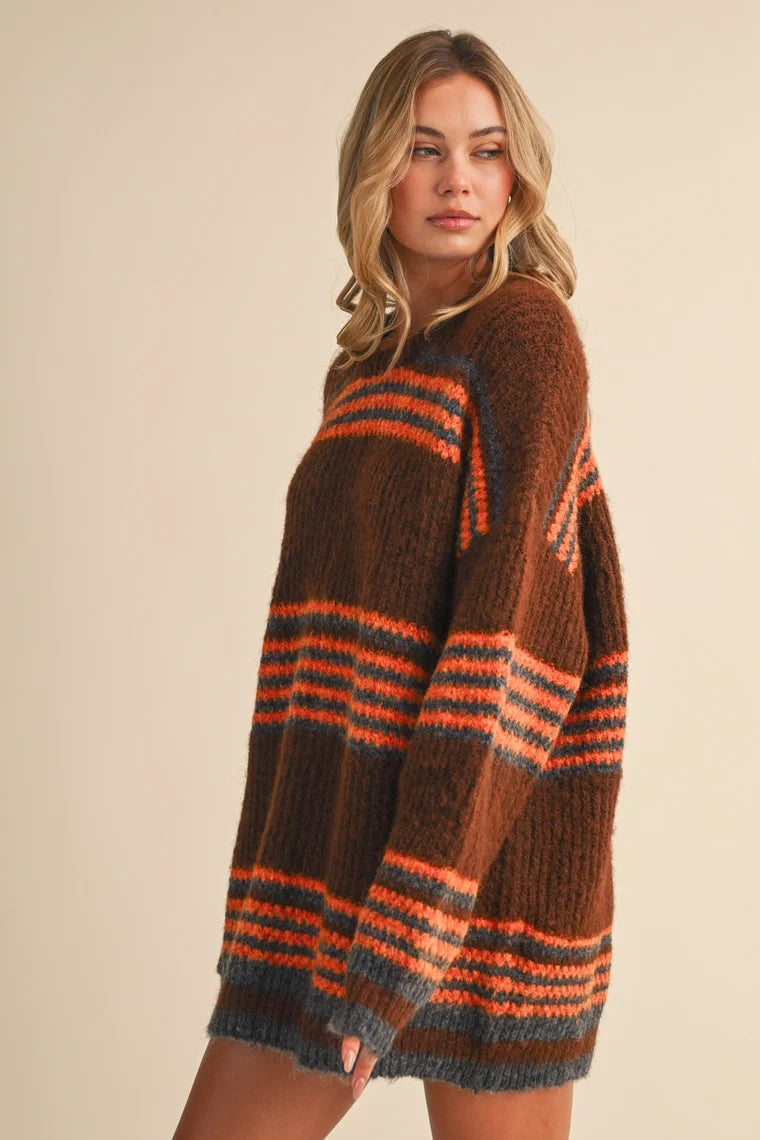 Striped Sweater Dress