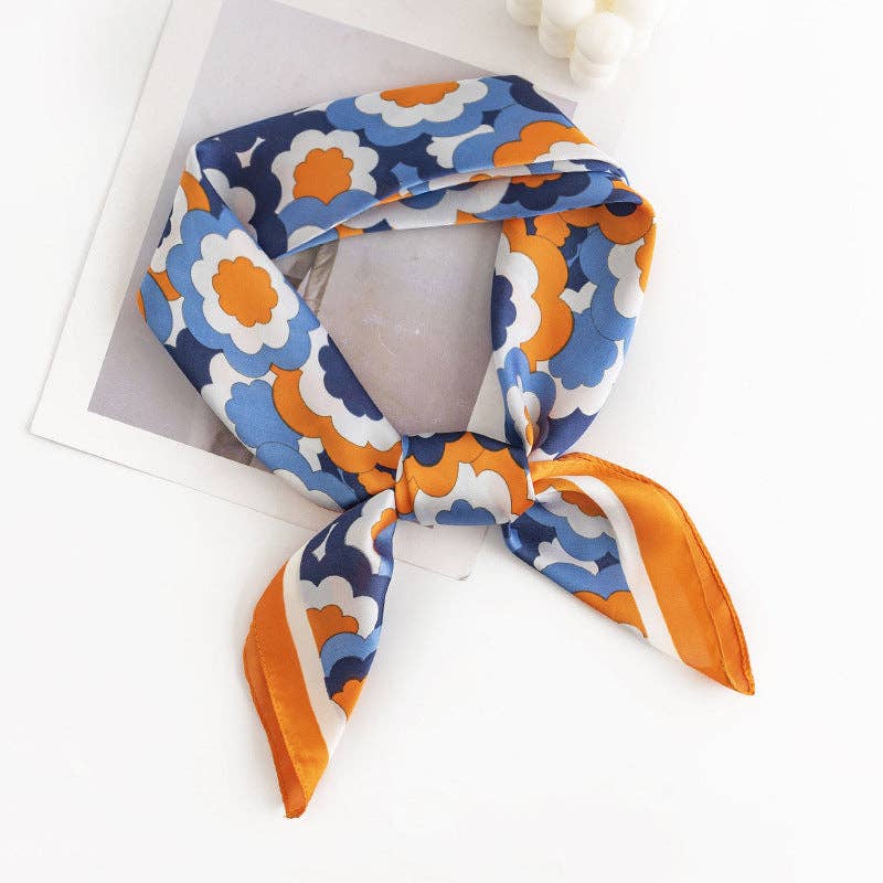 Scarvii-Floral Square Scarf