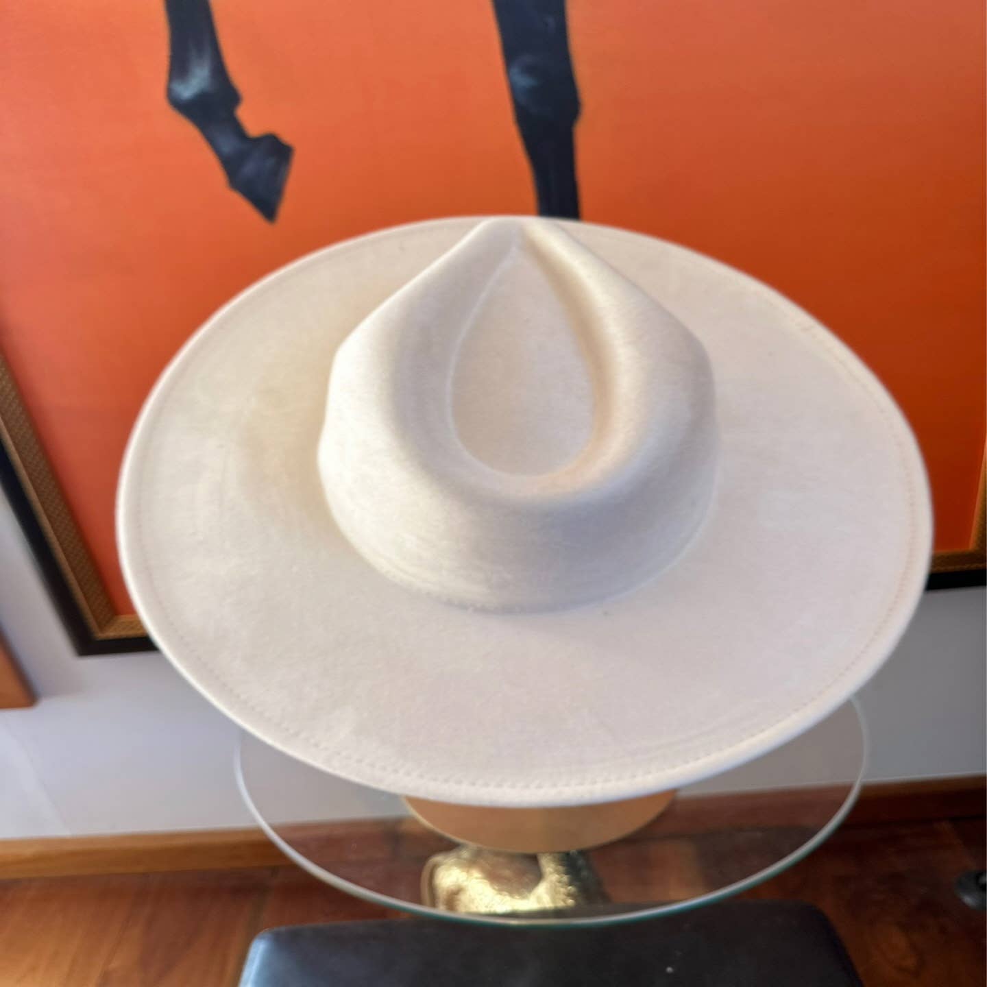 Classic Wide Brim Suede Hat