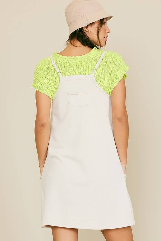 Cotton Terry Mini Dress