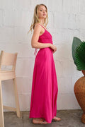 Textured Woven Maxi Dress