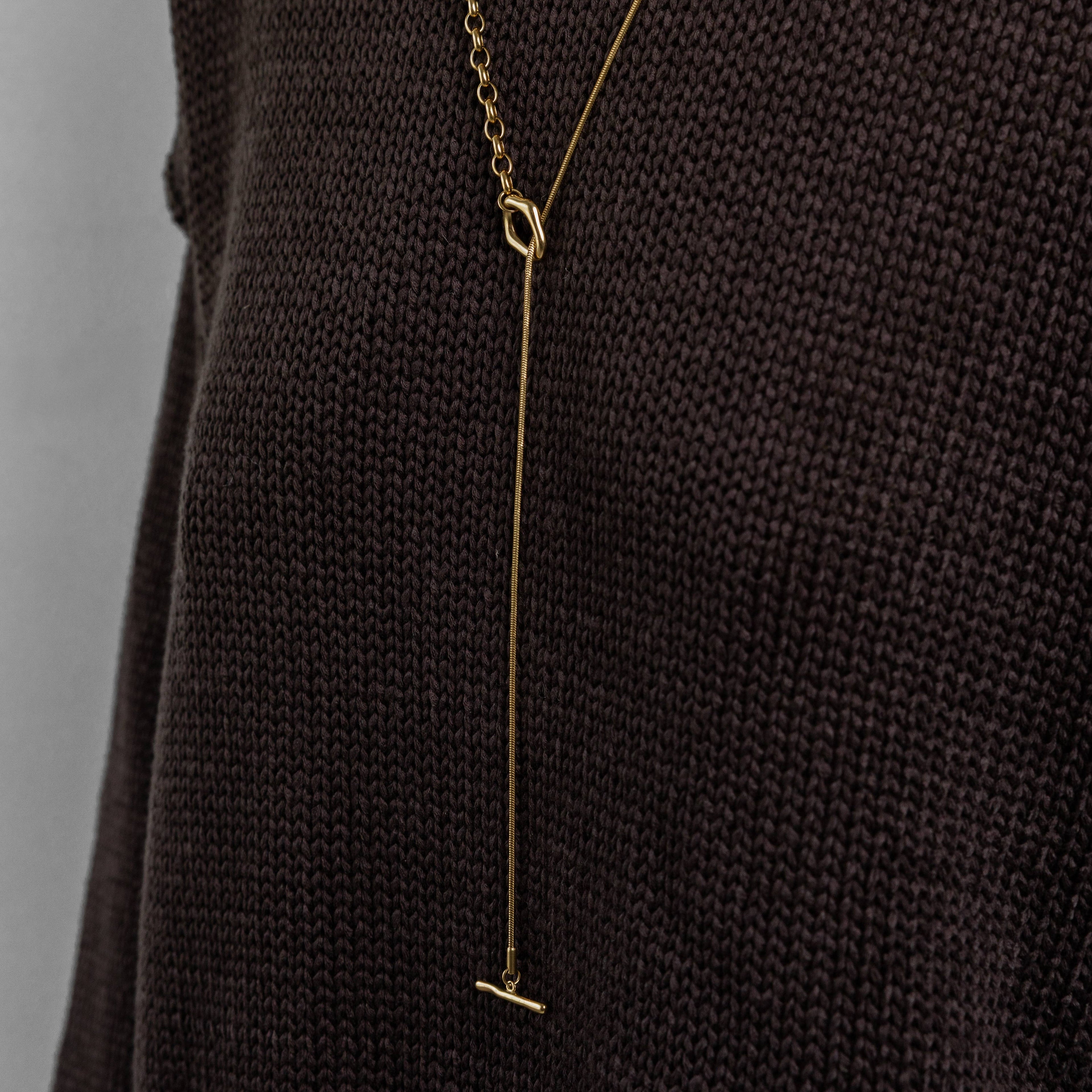 Dual Chain Toggle Necklace