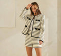 Striped Tweed Jacket