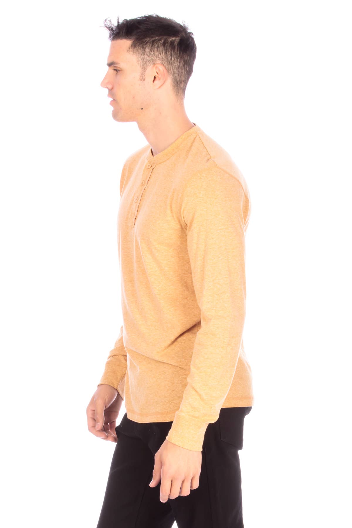 Long Sleeve Henley T-Shirt