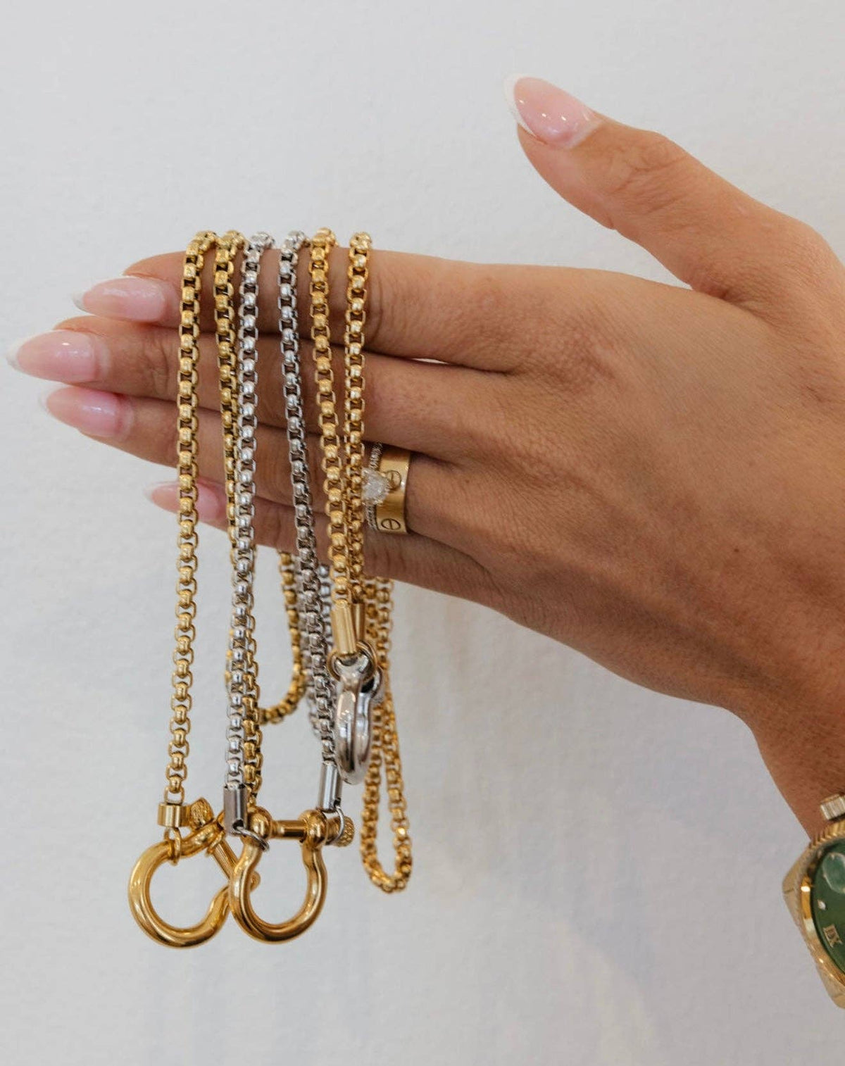 Gold Clevis Necklace