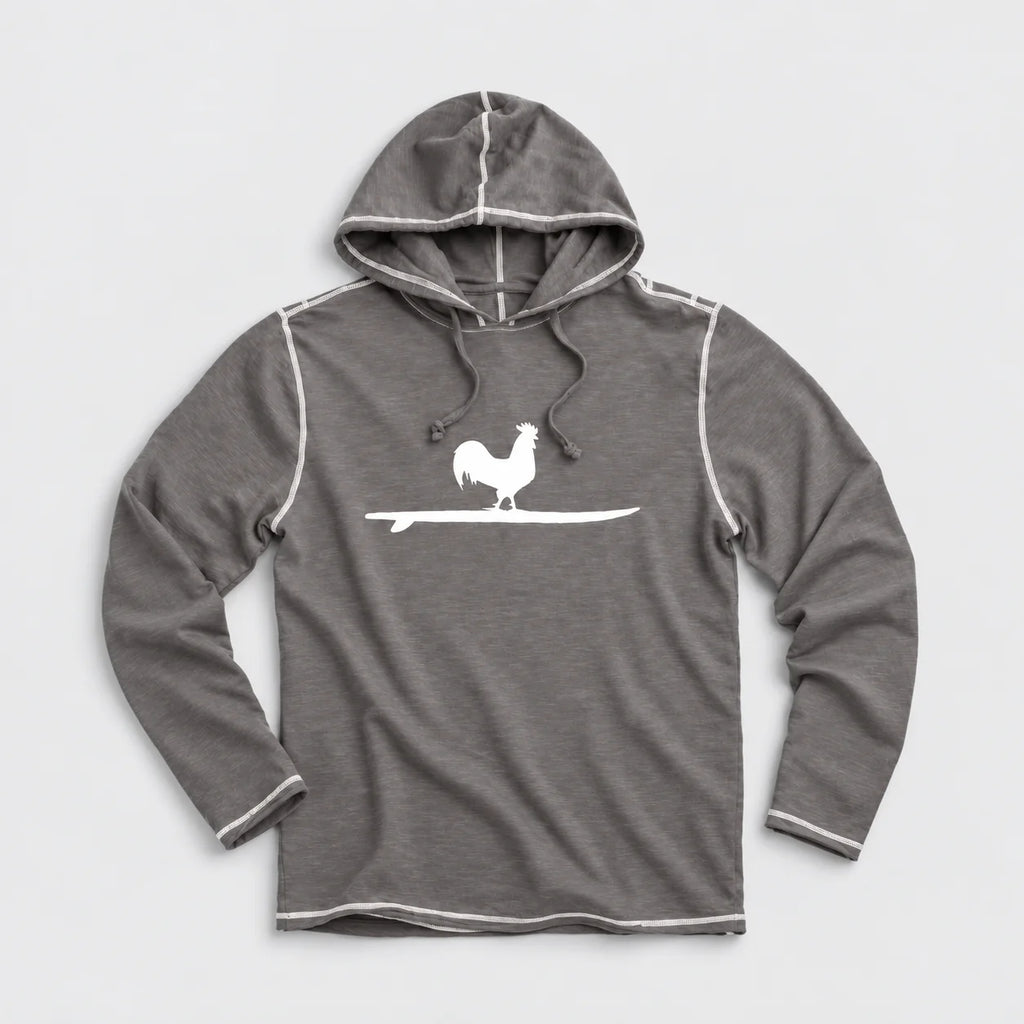 Oyster Shell Slub Hoodie