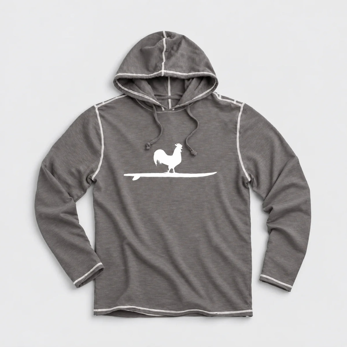 Oyster Shell Slub Hoodie