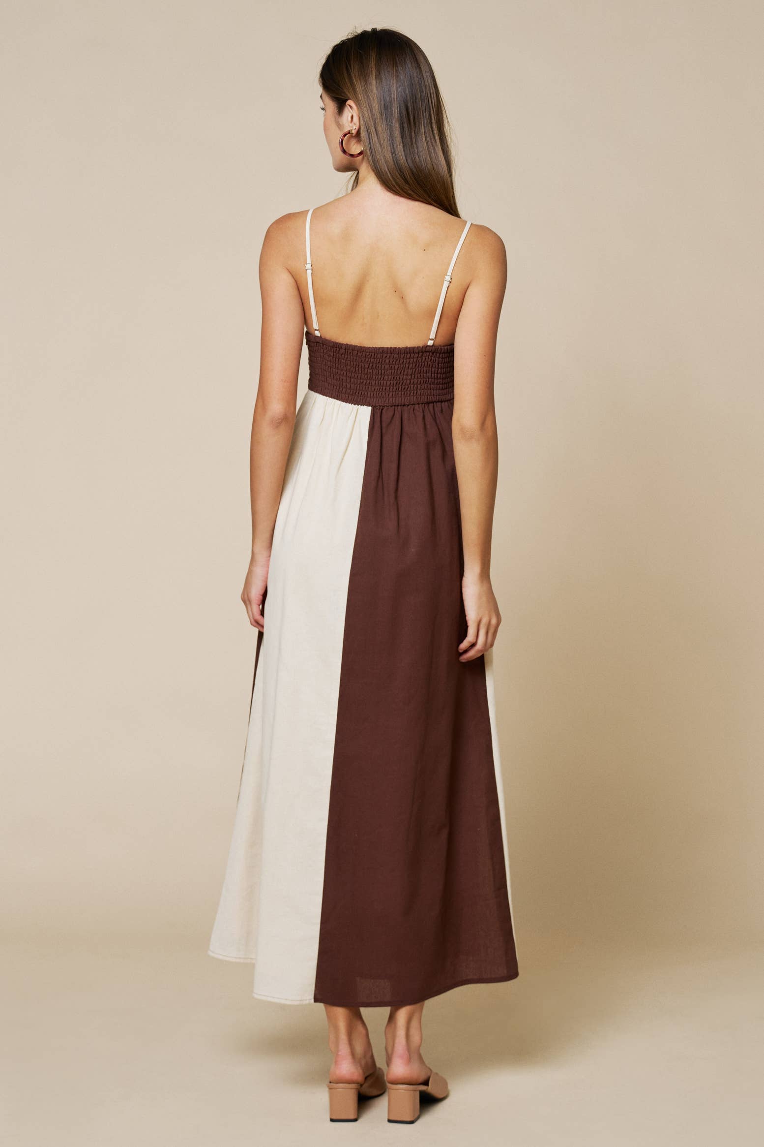 Color Block Empire Waist