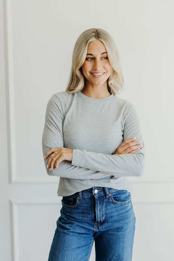 High Neck Long Sleeve Tee