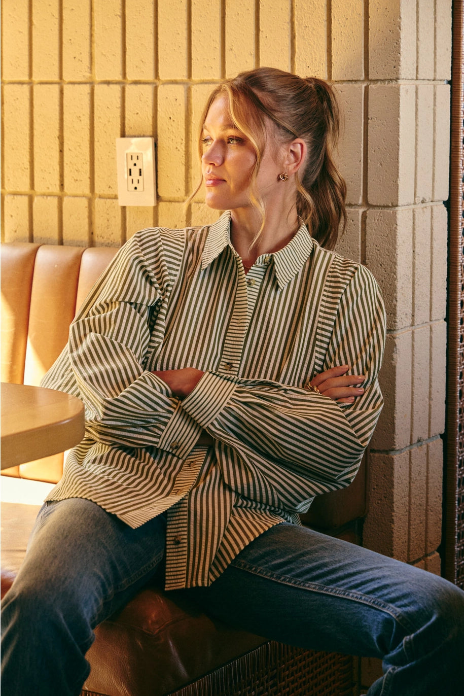 Batwing Button Down