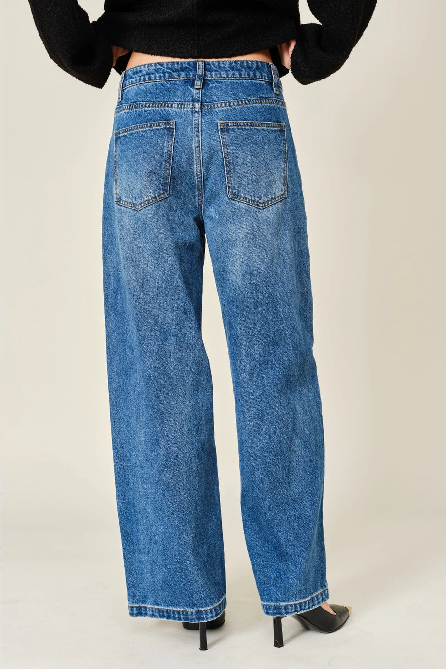 Lace Detail Denim