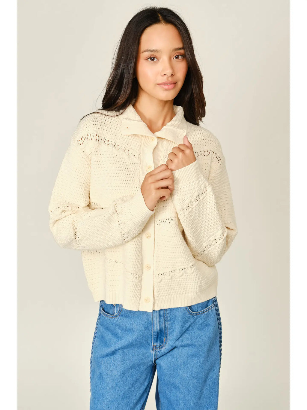 Crochet & Lace Cardigan
