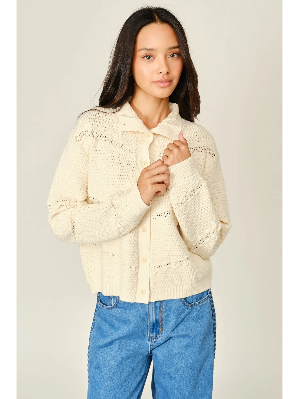 Crochet & Lace Cardigan