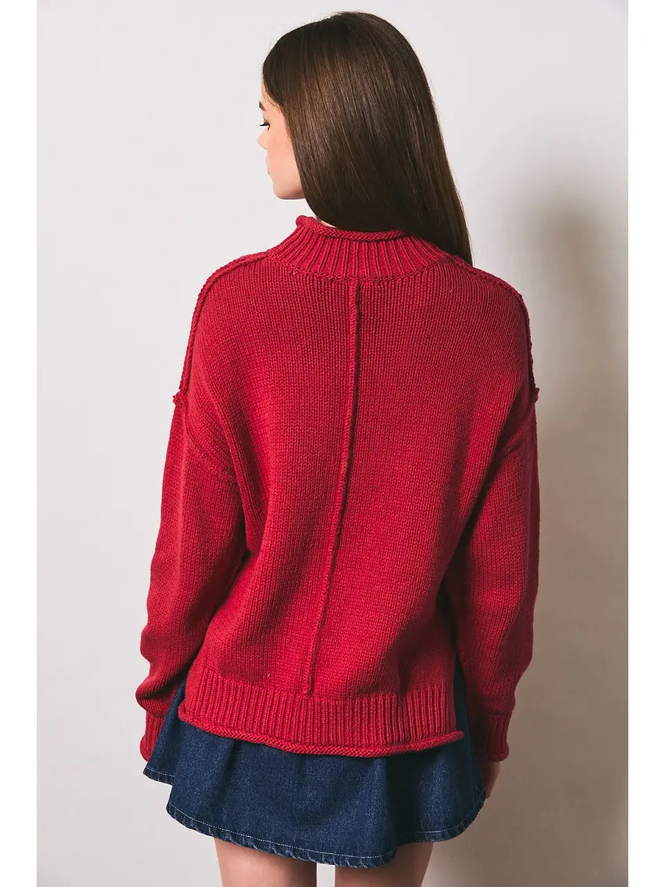 Mock Neck Sweater
