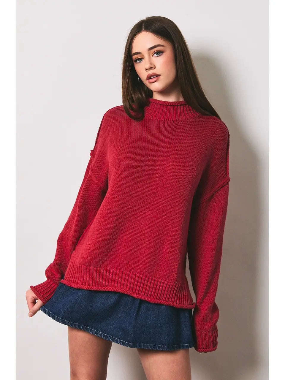 Mock Neck Sweater