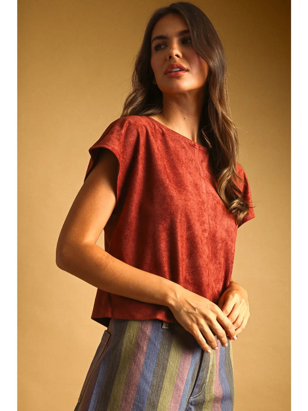Crop Top Suede