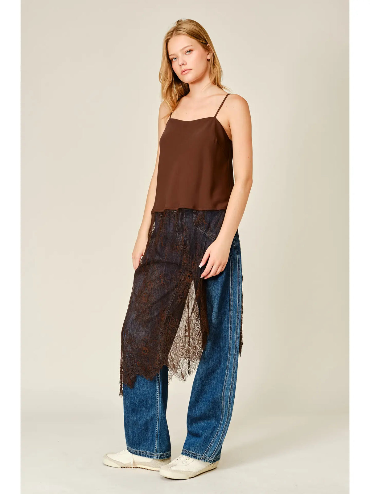 Lace Skirt Cami Top