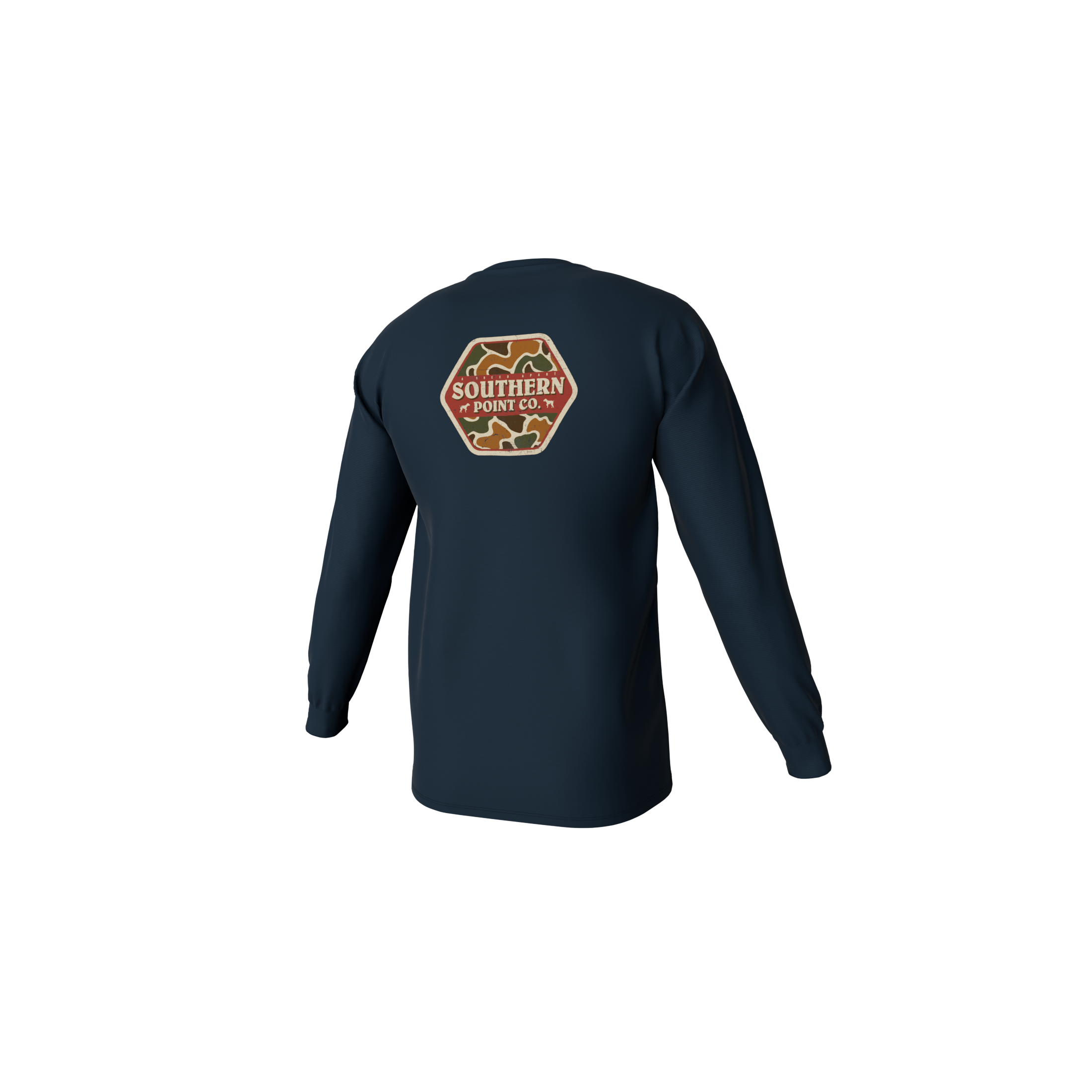 Camo Logo L/S Pocket Tee