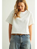 SS Linen Knit Top