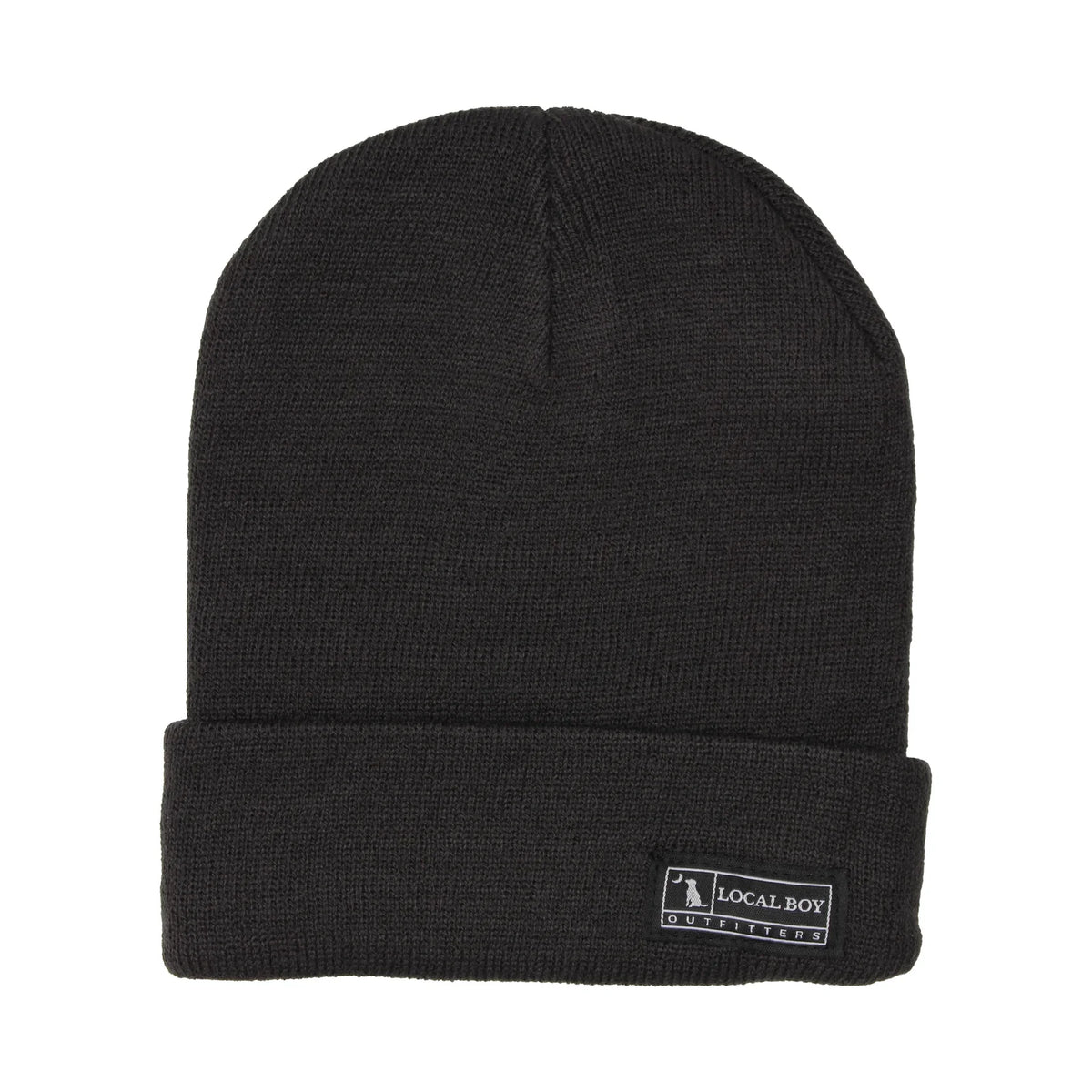 Charcoal Label Beanie